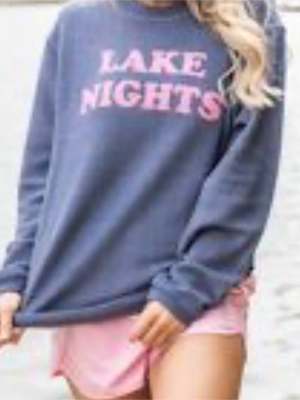 Lake Nights Ribbed Sweatshirt